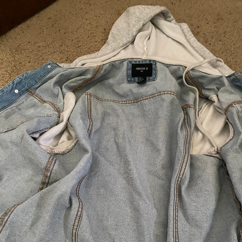 Unisex Forever 21 Jean and Sweater Jacket